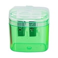 thumbnail image 1 of 1PC Manual Pencil Sharpener Small Colored Handheld Dual Hole Pencil Sharpeners with 4 for Kids School Supplies Color Lid, 1 of 8