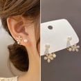 thumbnail image 4 of ziyahi Boucles d'Oreilles Design Floral Décoratif Mode pour Fête de la Saint-Valentin Vacances, 4 of 9