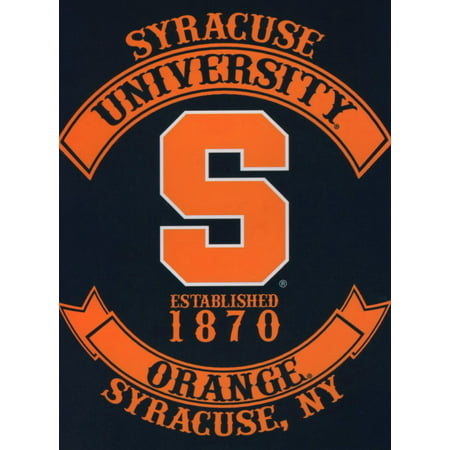 Syracuse Orange NCAA Rebel Series Raschel Plush 60x80 Twin Size Throw/Blanket