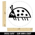thumbnail image 2 of Ladybug On the Move Doodle Self-Inking Rubber Stamp Ink Stamper - Pink Ink - Medium 1 Inch, 2 of 7
