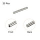 thumbnail image 3 of 1,8x10mm Espiga Pasadores, 20uds 304 Inoxidable Acero Redonda Cabeza Plana Chaflanado Extremo Espiga Pasador Madera Litera Cama Estante Picas Soporte Estantes Sujeción Elementos, 3 of 6