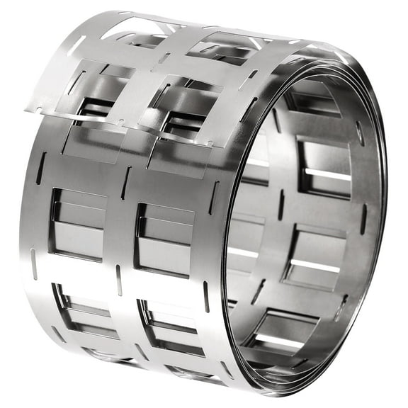 Uxcell 1 Roll 1m Nickel-Plated Steel Strip, Steel Tape for Battery Welding, 47.5x0.15mm(WxT)