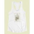 thumbnail image 3 of White-Eyed Flycatcher Racerback Tank Women -John James Audubon Designs, Female Small, 3 of 4