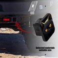 thumbnail image 5 of Hitch Cover Fits For 2-Inch Hitch,Vector Illustration Of Adorable Black Cat With Glowing Eyesrubber Trailer Hitch Cover Tube Plug Insert,Car Exterior Accessories, Receiver Tube Hitch Plug, 5 of 6
