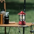 thumbnail image 4 of Retro Portable Outdoor Camping Lantern with Dimmable Brightness and Hanging Feature,Battery Powered Multifunctional Light for Hiking,Backyard Tent Use, 4 of 5