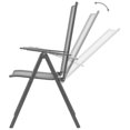thumbnail image 5 of vidaXL 7 Piece Garden Dining Set Steel Anthracite, 5 of 5