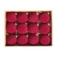 thumbnail image 2 of 12 Adornos Navideños de Terciopelo Flocado para Árbol de Navidad, Bolas de Plástico Rojas de 6 Cm | Adornos Navideños Colgantes con Hebilla de Metal | Textura Suave y Duradera para Decorar Árboles, P, 2 of 6