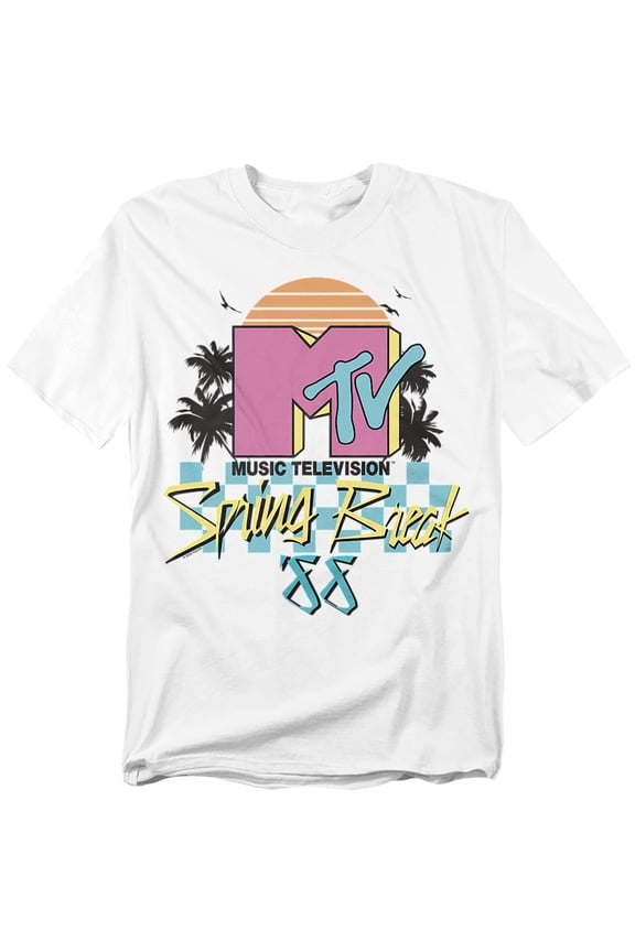 - Logo T-Shirt Spring Break Checkerboard Unisex Graphic Tee for Men & Women