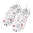 thumbnail image 3 of Pzuqiu Butterfly Kids Tennis Shoes Size 3 Big Girls Running Sneakers Outdoor Sports Shoes White Walking Shoes, 3 of 7
