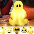 thumbnail image 1 of Xihbxyly Luz Led de Halloween, Diseño Colgante de Fantasma, Funciona con Pilas, Decoración Navideña Divertida, Decoración para El Hogar y La Oficina, Ideal para Fiestas, 1 Luz, 3 Pilas de Botón Inclu, 1 of 7