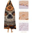thumbnail image 4 of Wearable Blanket Halloween Skull Cloak Hooded Blanket for Women Kids Cozy and Comfy Halloween Pumpkin Gift, 4 of 6