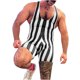 thumbnail image 2 of pstuiky Camisetas sin mangas para hombre, Mono deportivo informal sin mangas a rayas para hombre Camisas para hombres s, 2 of 6