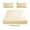 Yellow, variant on LNOGEUPG 86.61x70.86 Inch Fitted Sheet, 1 Piece Fitted and 2 Pieces Pillow case, Color Yellow, Super Soft 100% Polyester, California King Size Bed Fit to 15" Extra Deep Pocket Sheets