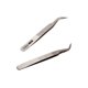 thumbnail image 4 of Pinzas antiestáticas de acero inoxidable FLhrweasw herramientas de reparación plateadas profesionales para mujeres, 4 of 5