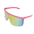 thumbnail image 4 of Flawless Oversized Super Shield Mirrored Lens Sunglasses, 4 of 15