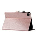 thumbnail image 6 of Dteck Bling Case For Apple iPad Pro 11 inch 2020 Model, Glitter PU Leather Folding Stand Folio Smart Shell Folio Case For iPad A2228/A2068/A2230/A2231, Rosegold, 6 of 8