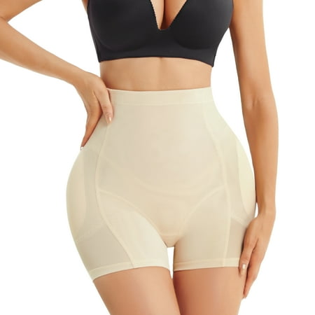 

Gotoly Butt Lifter Padded Seamless Underwear For Womens Hip Pads Enhancer Shapewear Shorts Tummy Control Panties(Beige XX-Large)