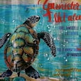 thumbnail image 5 of Orinice Sea Turtle Shower Curtain Nautical Beach Ocean Bathroom Decor Shower Curtain Fabric Polyester Waterproof with Plastic Hooks  60x72, 5 of 7