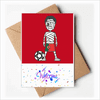 portuguese soccer player cartoon Welcome Back Greeting Cards Envelopes Blank