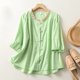 thumbnail image 2 of Blusa de verano sin mangas y cuello redondo para mujer, de poliéster, tallas M-XXL, corte holgado, ideal para combinar con vaqueros o leggings., 2 of 3