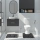 thumbnail image 5 of Alfombra de baño Yimobra, antideslizante, lavable, 60 x 43 cm, color blanco y negro, 5 of 9