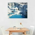 thumbnail image 2 of Nawypu  Natural Travertine Pools And Terraces In Pamukkale. Cotton Castle In Southwestern Turkey Wall Art Canvas Prints Poster For Home Office Decorations With Framed, 2 of 4