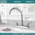 thumbnail image 4 of Peerless Tunbridge Two Handle Deck-Mount Kitchen Faucet in Chrome P299568LF, 4 of 4