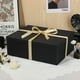 thumbnail image 4 of Caja de regalo OBMMIRAO extra grande negra con tapa de cartón de 43 x 33 x 15 cm, 4 of 7