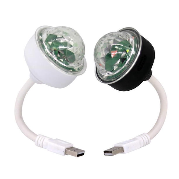 USB LED Disco Lights Sound Activated Color Changing Stage Light Set Mini Atmosphere Lamps for Home Party KTV Events Decorative Lighting