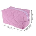 thumbnail image 2 of Unique Bargains 1 Pc Lady Portable Make Up Organizer Case for Outdoor Activities Light Purple Polyester, 2 of 6