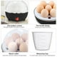 thumbnail image 5 of Huevo cocinador eléctrico de plástico rosa, cocedor multifuncional de acero inoxidable de doble capa para hervir huevos, pequeño electrodoméstico para el desayuno de la casa, 5 of 6