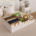 thumbnail image 3 of asddcavvf Handle, Household Clothing Storage , Thickened, Large Capacity, Foldable Toys, Snacks, Debris Storage , Foldable Storage Budding Storage Bags, 3 of 7