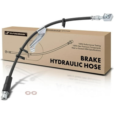 A-Premium Front Passenger Side Brake Hydraulic Hose Compatible with Select Chevy and GMC Models - Equinox/Terrain 2010 2011 2012 2013 2014 2015 2016