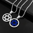 thumbnail image 6 of Jiaroswwei Unisex Fashion Stainless Steel Pendant Jewish Star of David Necklace Jewelry, 6 of 8