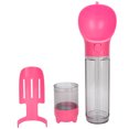 thumbnail image 1 of Botella de agua para perros de 500 ml, taza para beber, comedero para beber, pala, bolsa de basura, suministros para mascotas, color rosa, 1 of 5