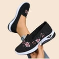 thumbnail image 4 of Caywon Women Loafers Sneakers, Embroidered Floral Mesh, Breathable Lightweight Casual, Comfortable Ladies Shoes Zapatillas Mujer, 4 of 6
