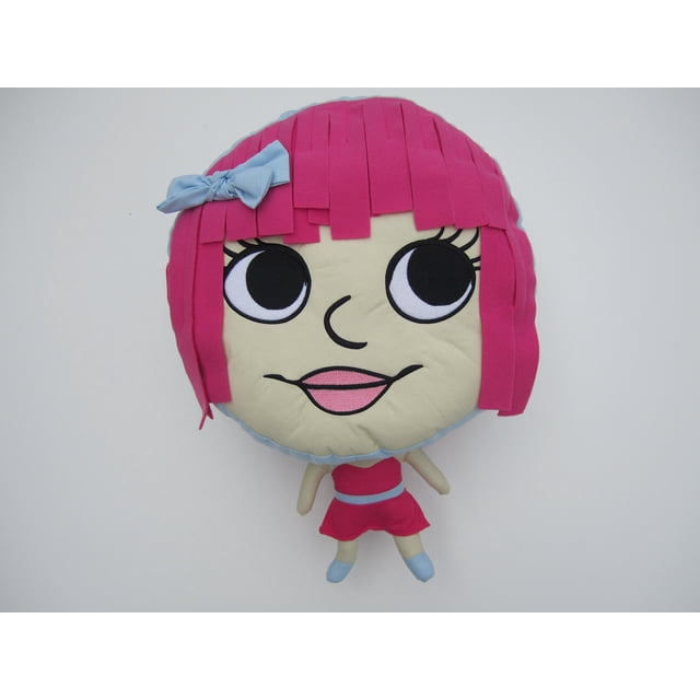 Peluche almohada DreamFrenz Penelope Pink de 30 cm de diámetro
