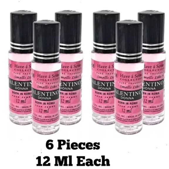 Roll On Perfume Oil Set of 6 Pieces
