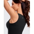 thumbnail image 5 of CRZ YOGA Womens Butterluxe Double Lined Cropped Tops Racerback Tanks Sleeveless Casual Workout Crop Shirts, 5 of 6