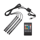 thumbnail image 1 of Tiras 48 Led Rgb Interior Control Remoto Luz Para Auto, 1 of 5