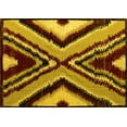 thumbnail image 1 of Ahgly Company Machine Washable Indoor Rectangle Abstract Yellow Modern Area Rugs, 6' x 9', 1 of 4