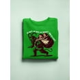thumbnail image 3 of Horror Krampus, Naughty Kids In A Sack Men's Sweatshirt, 3 of 4
