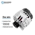 thumbnail image 4 of ECCPP 11047 Alternator Compatible with 2004-2006 For Chevrolet Colorado 2004-2006 For GMC Canyon 2006 For Isuzu i-280 2006 For Isuzu i-350 High Output New Alternator (100Amp), 4 of 5