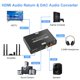 thumbnail image 2 of Extractor de Audio HDMI, Convertidor de Audio Digital a Analógico de 192KHz, Convertidor DAC, HDMI ARC Spdif/óptico a HDMI ARC, Spdif/óptico, Estéreo L/R O Conector de 3.5 mm para TV, 2 of 7