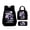 1 Style, variant on New cute cartoon two-dimensional Korean Dark Hunter Team cool print student campus backpack, lunch bag, and pencil case three-piece set