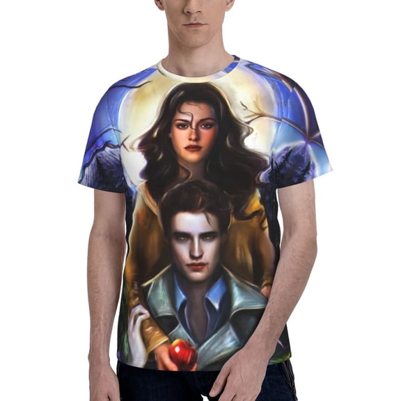 The Twilight Saga Men's T Shirt Summer Casual Fashion Unisex Short Sleeve Graphic Crew Neck Tees Tops