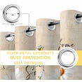 thumbnail image 4 of White Daisy Blackout Curtains for Bedroom, Spring Floral Bees Elegant Pastoral Botanical Thermal Insulated Kitchen Drapes with Grommets, Light Blocking Window Treatment, 2 Panels 52" x 90", 4 of 7