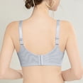 thumbnail image 4 of Women's Sports Bra Thin Sagging Gathering Bra With Double Breasts Plus Size Seamless Sports Bra Sports Bras for Women Gray S, 4 of 7