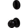 thumbnail image 2 of Paquete combinado de pomos de puerta Stone Harbor Hardware Ball, negro mate, 2 of 5