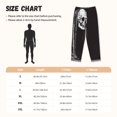 thumbnail image 3 of Fotbe Gothic Skull Drape Pantalones de Pijama para Mujer, Pantalones de Dormir, Pantalones Pj con Cordón y Bolsillos-Medium, 3 of 6
